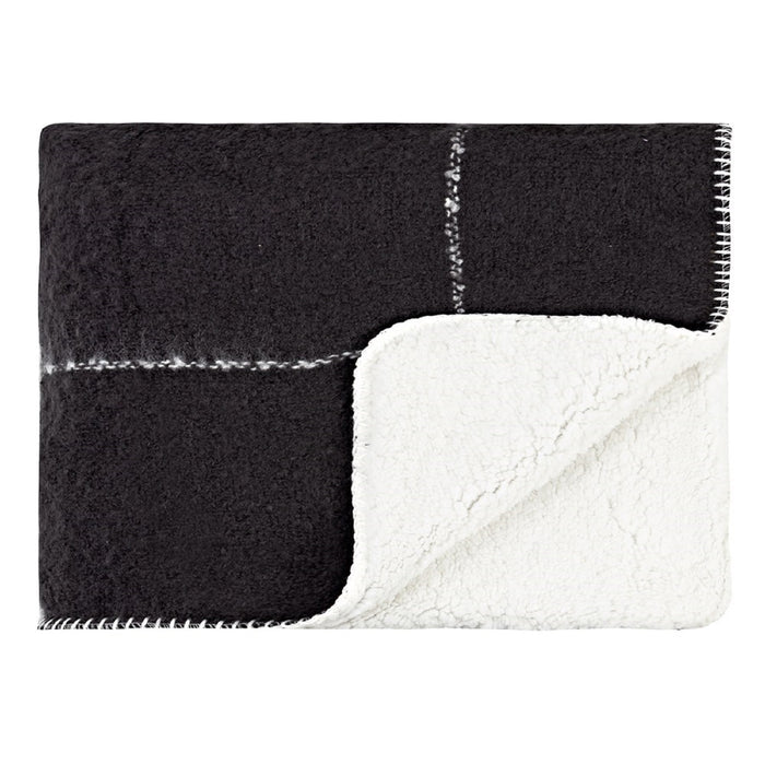 Sherpa Throw Black