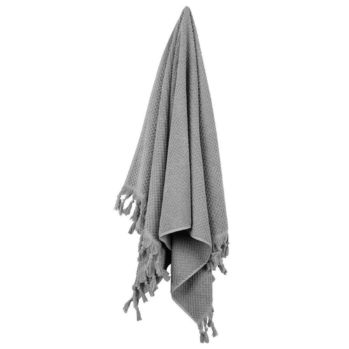 Bath Towel Tassel Grey