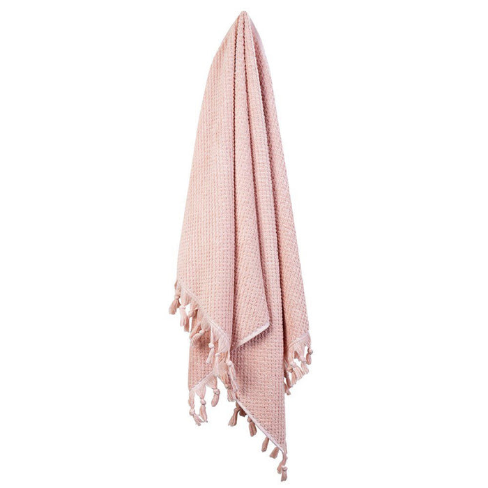 Bath Towel Tassel Pink