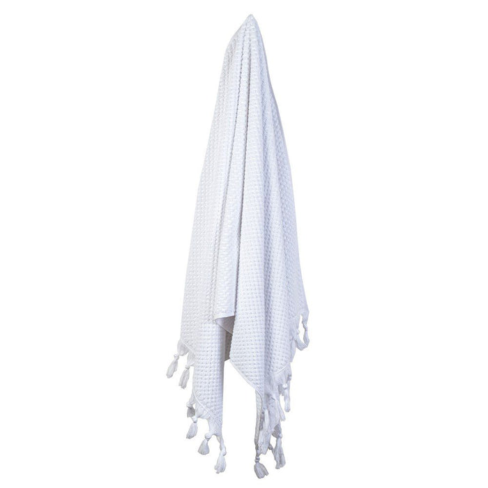 Bath Towel Tassel White